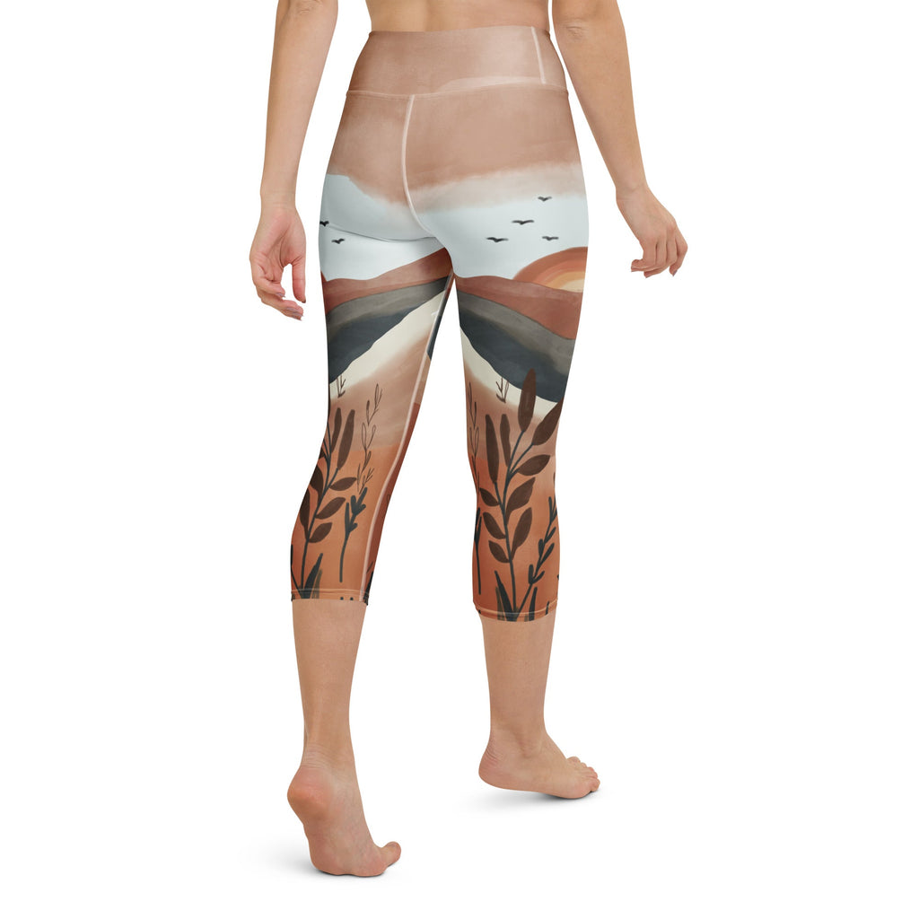 Thankful & Blessed Yoga Capris
