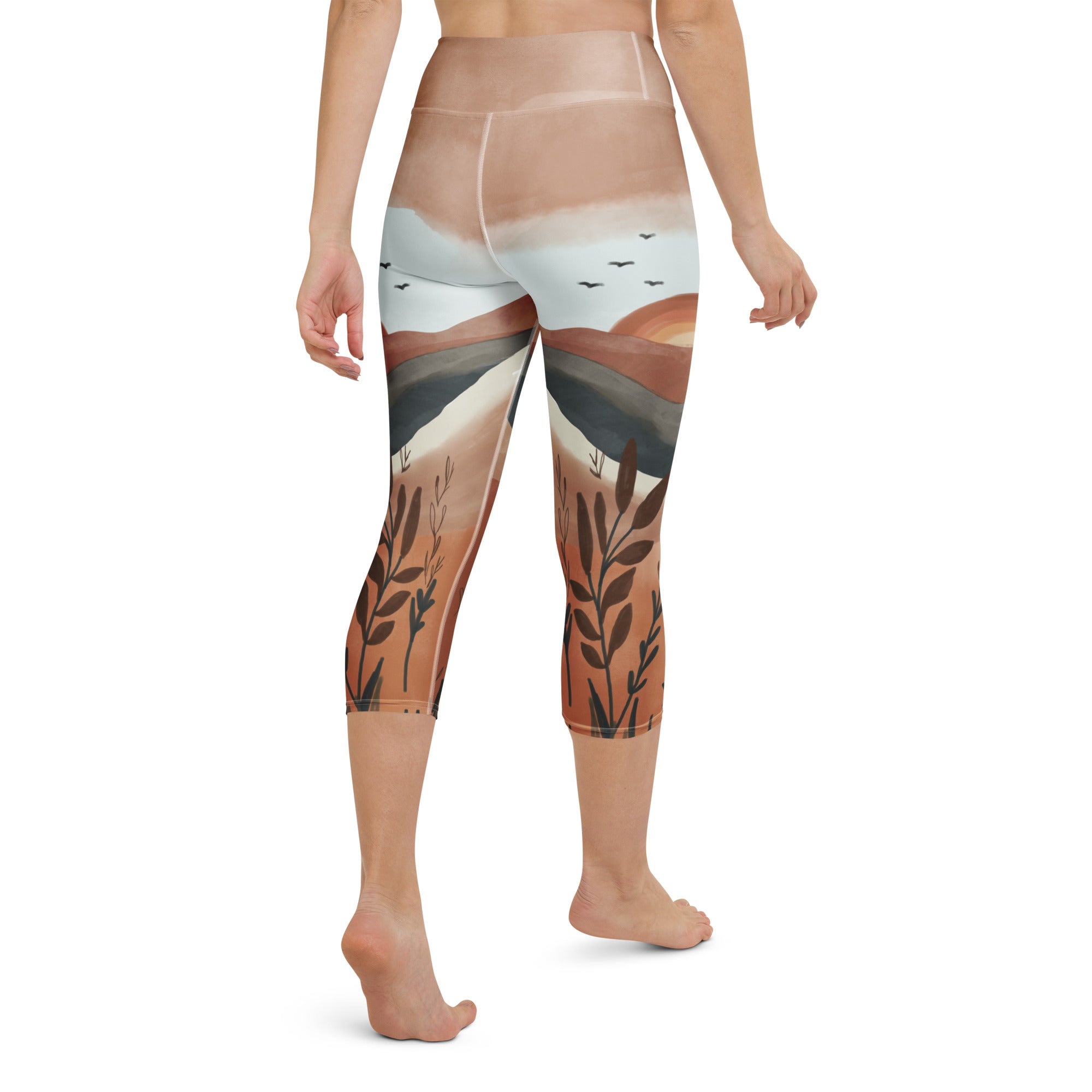 Thankful & Blessed Yoga Capris