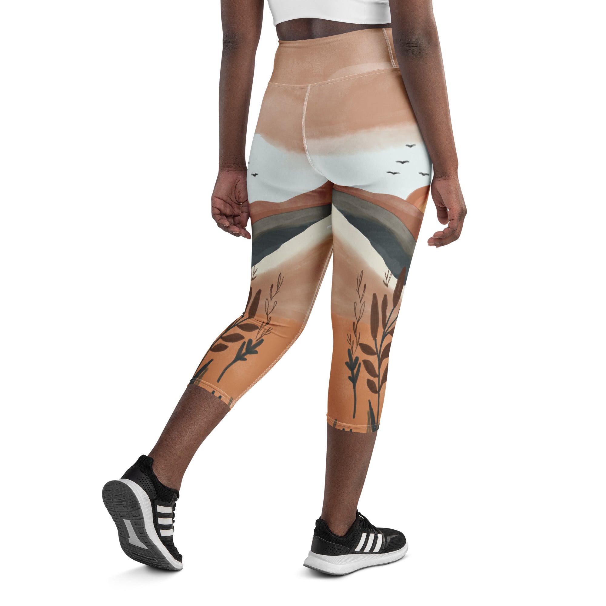 Thankful & Blessed Yoga Capris