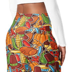 Thanksgiving Celebration Flare Leggings