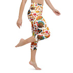 Thanksgiving Pattern Yoga Capris