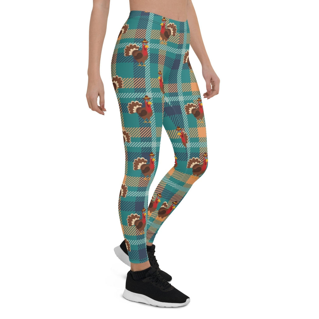 Thanksgiving Plaid Leggings