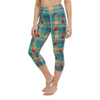 Thanksgiving Plaid Yoga Capris