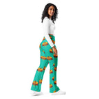 Thanksgiving Turkey Print Flare Leggings
