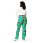 Thanksgiving Turkey Print Flare Leggings