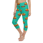 Thanksgiving Turkey Print Yoga Capris