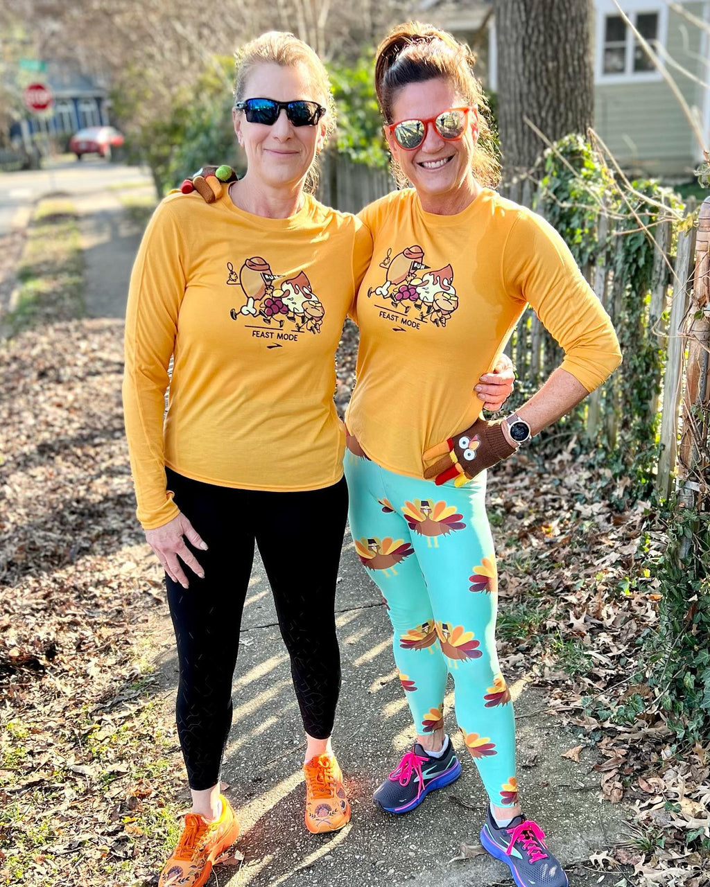 Thanksgiving Turkey Print Yoga Leggings