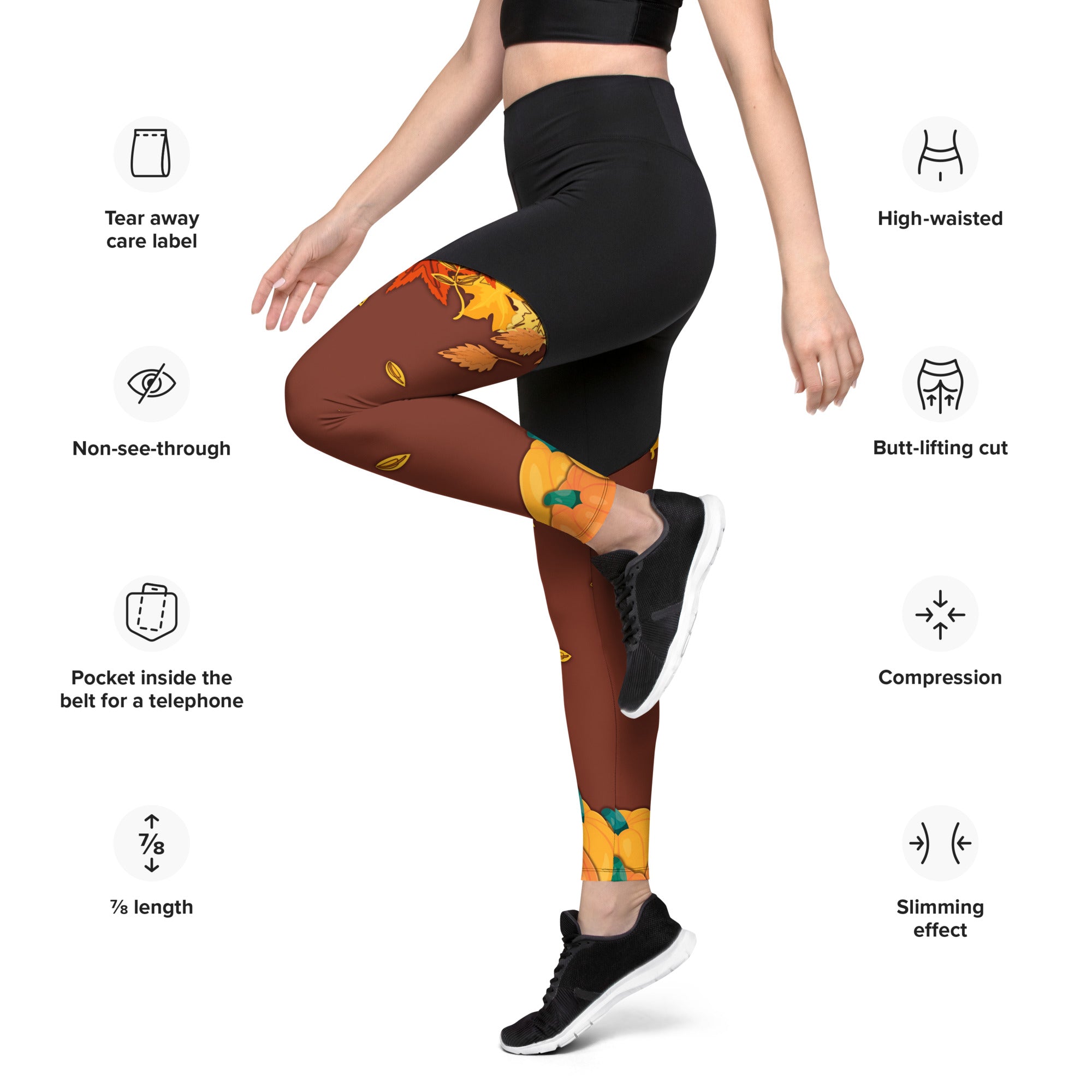 Thanksgiving Vibes Compression Leggings