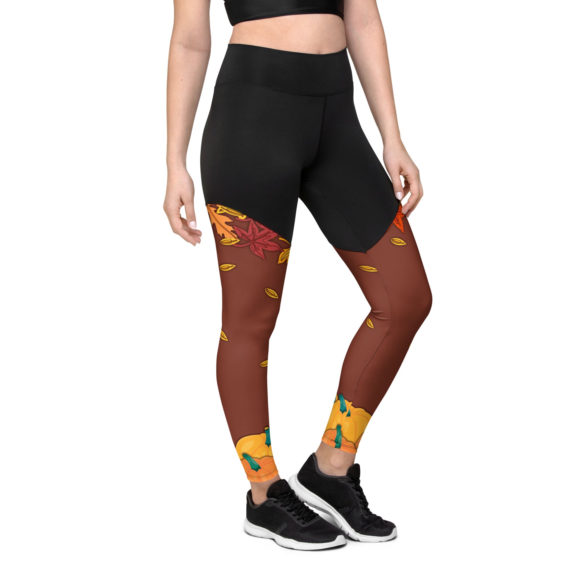 Thanksgiving Vibes Compression Leggings