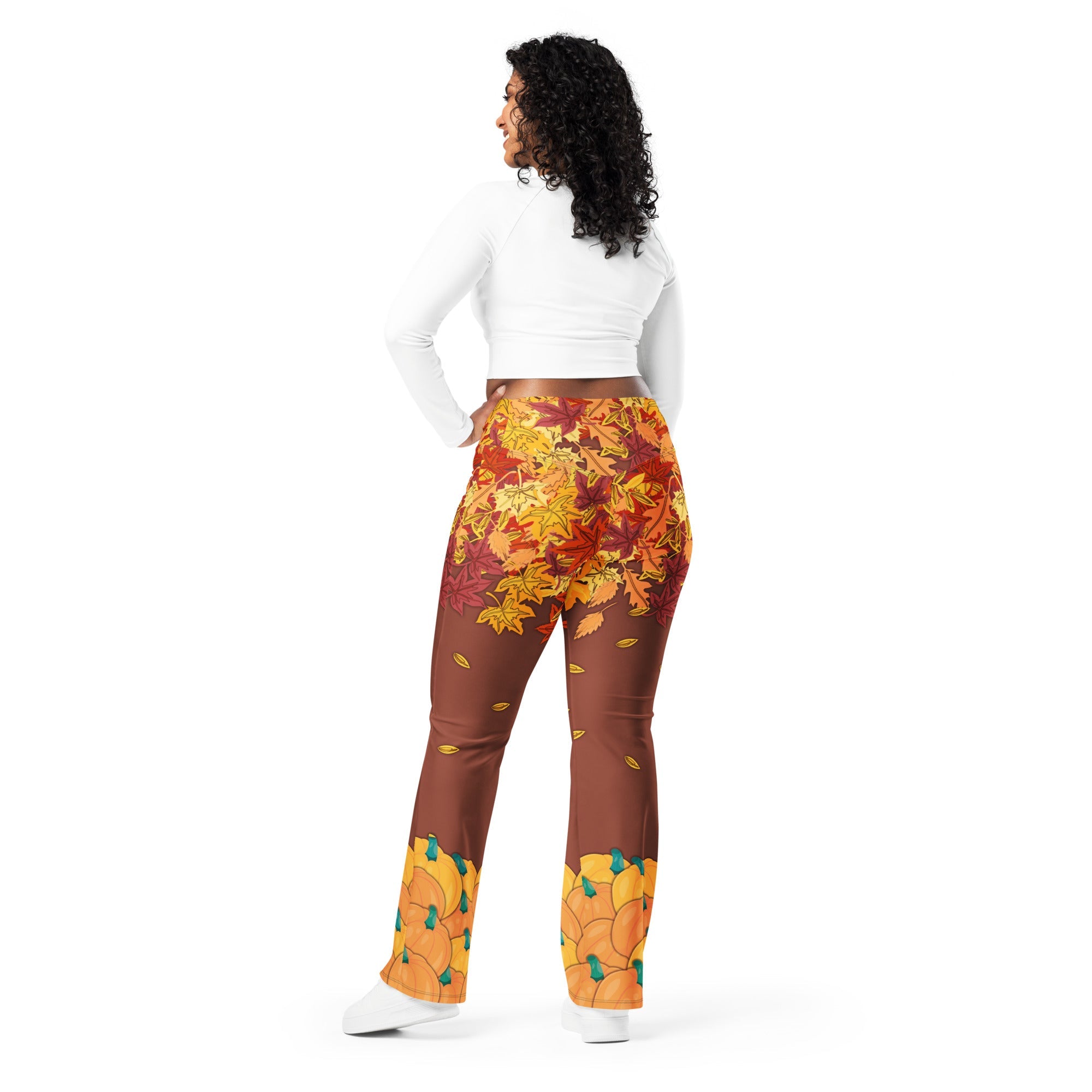 Thanksgiving Vibes Flare Leggings