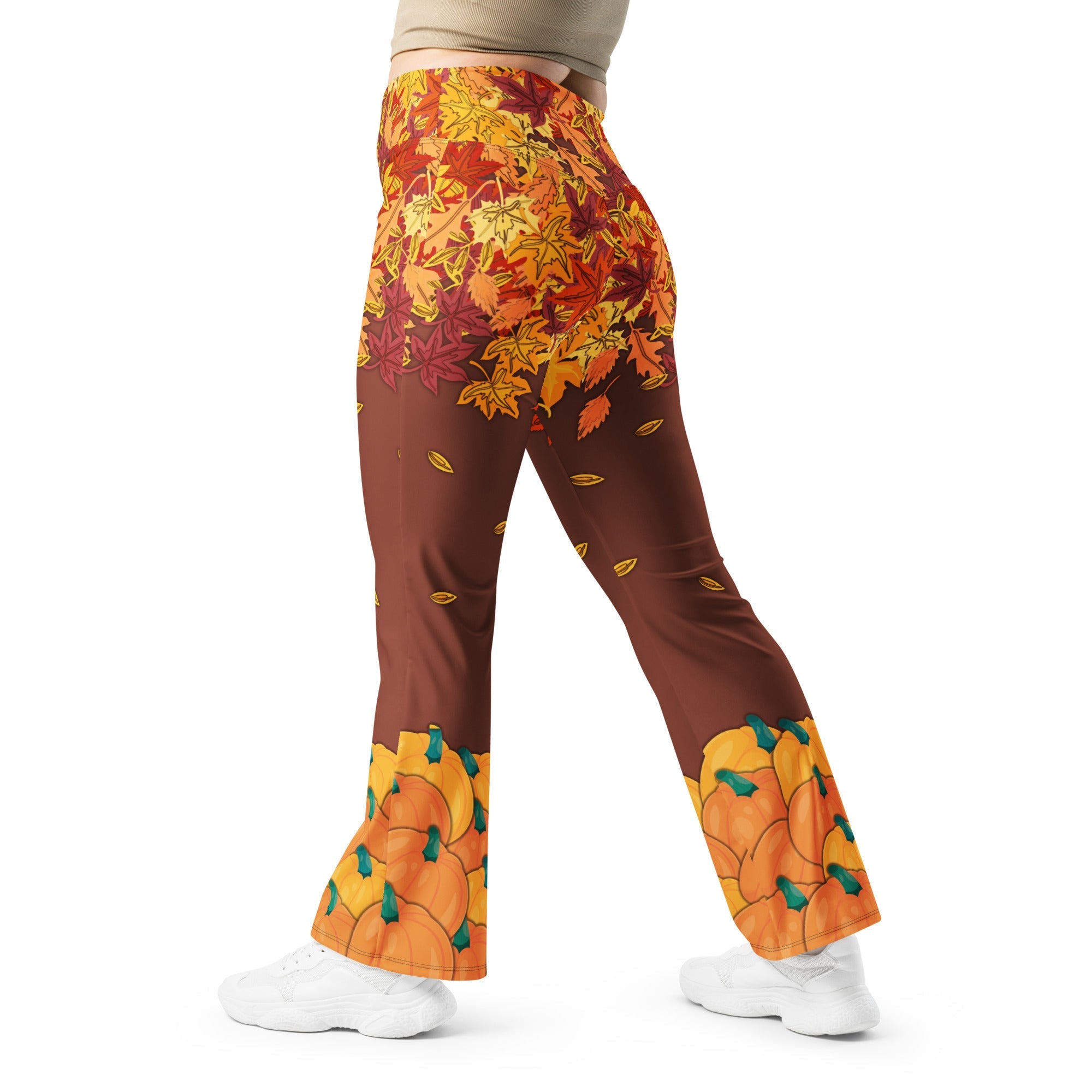 Thanksgiving Vibes Flare Leggings
