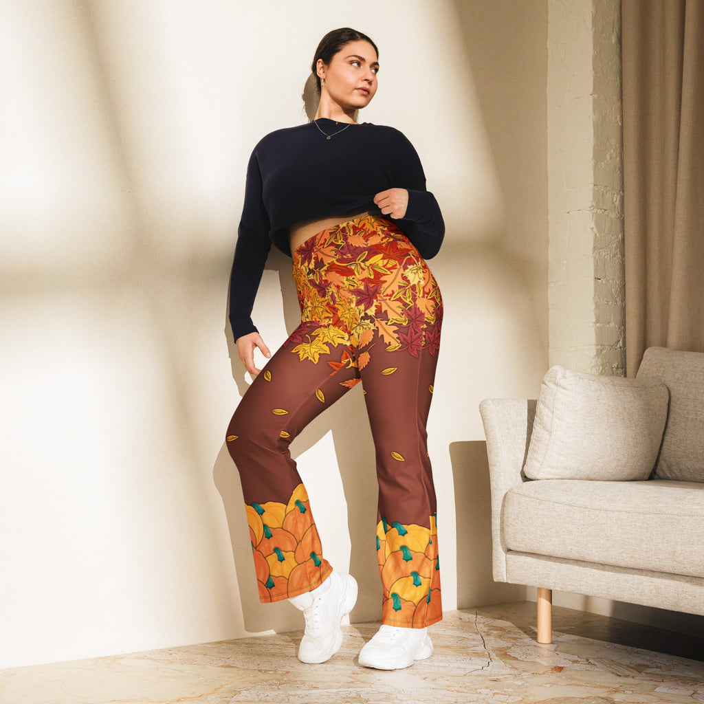 Thanksgiving Vibes Flare Leggings