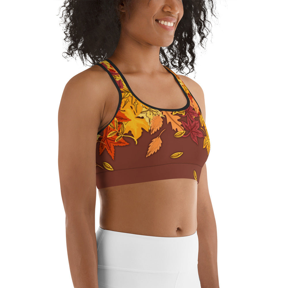 Thanksgiving Vibes Sports Bra