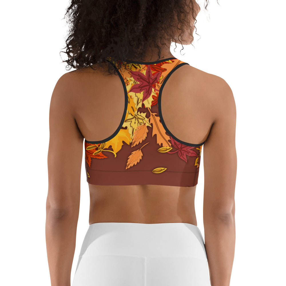 Thanksgiving Vibes Sports Bra