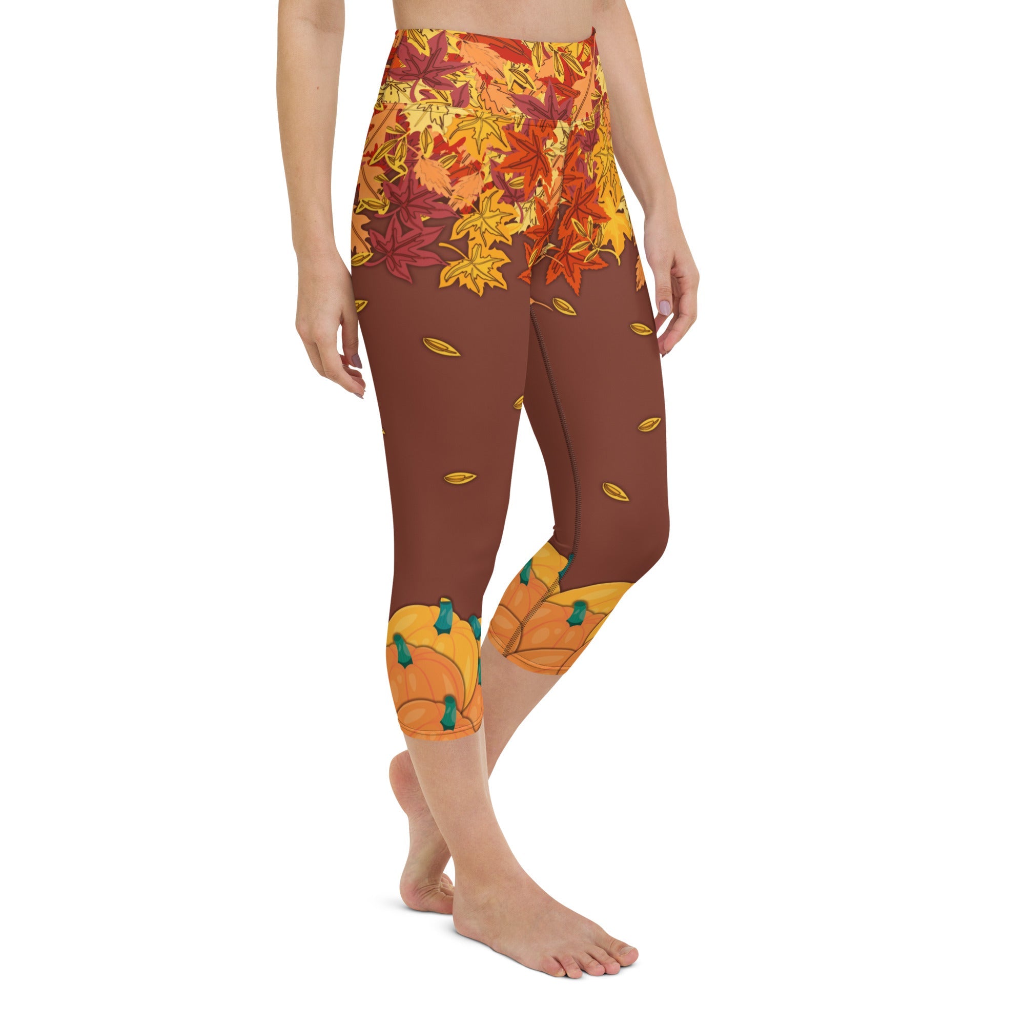 Thanksgiving Vibes Yoga Capris