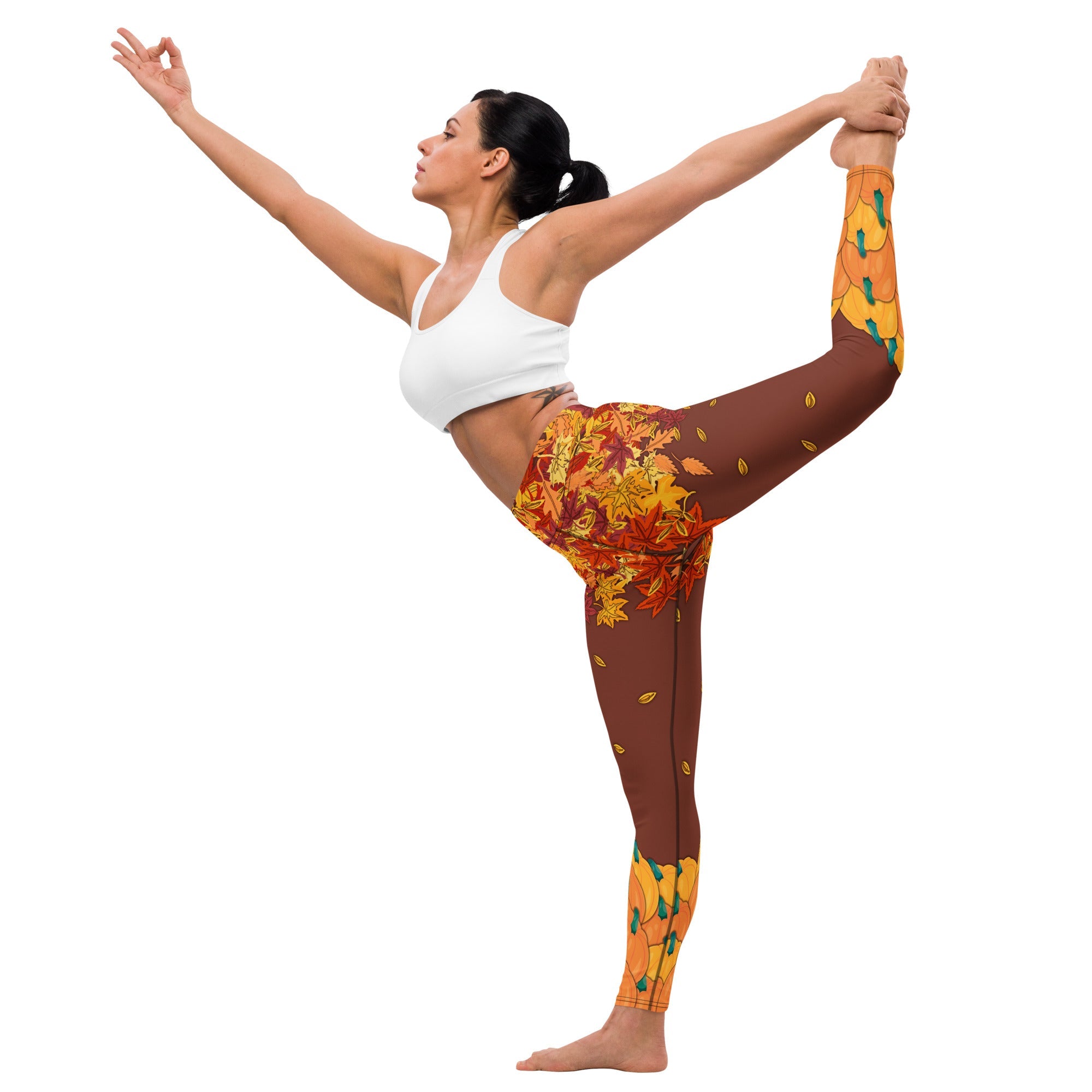 Thanksgiving Vibes Yoga Leggings