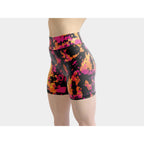Tie Dye Multicolor Yoga Shorts