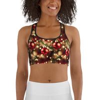 Tis The Season Sports Bra