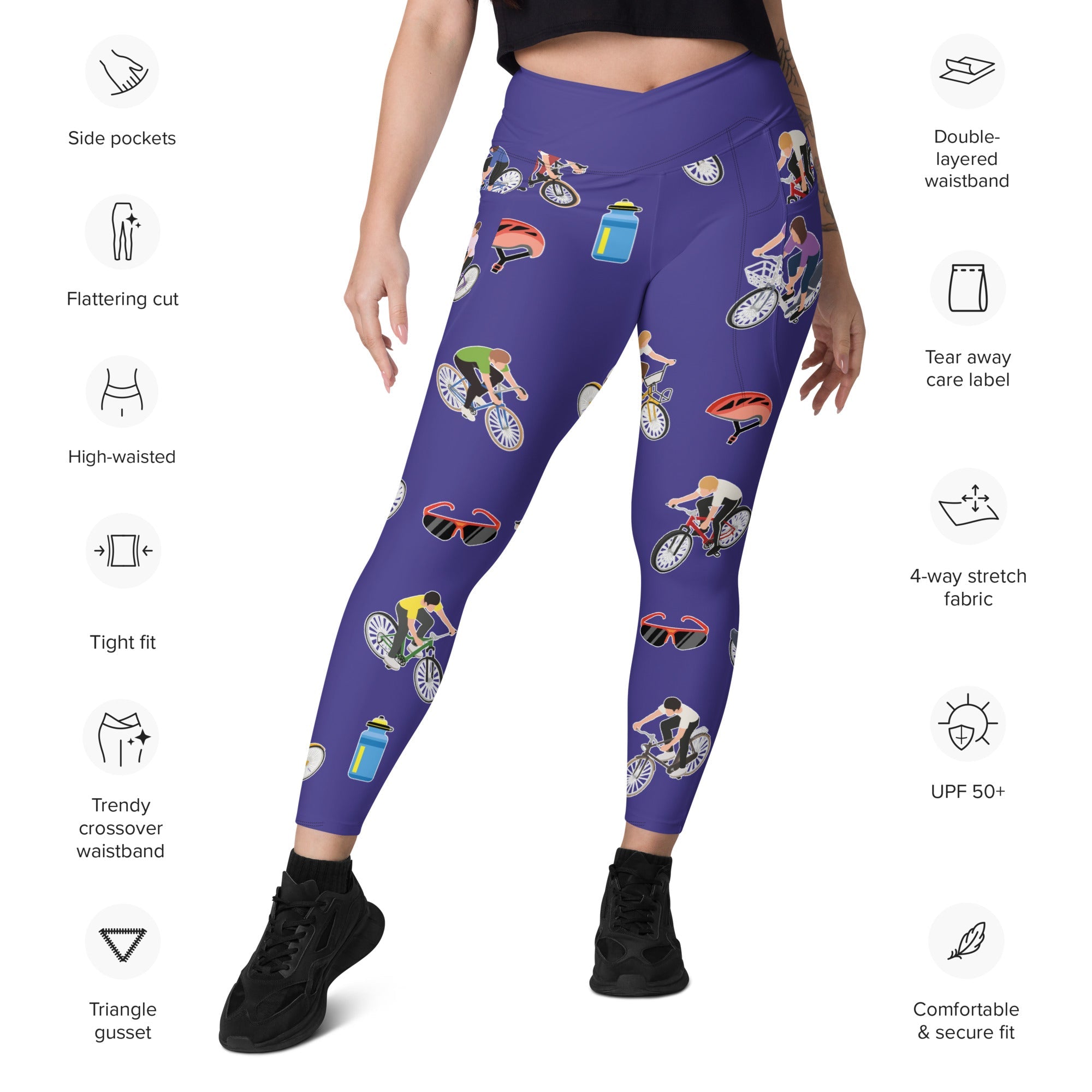 Tour de France Crossover Leggings With Pockets