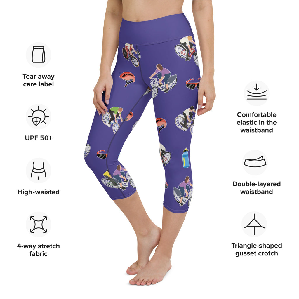 Tour de France Yoga Capris