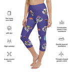 Tour de France Yoga Capris
