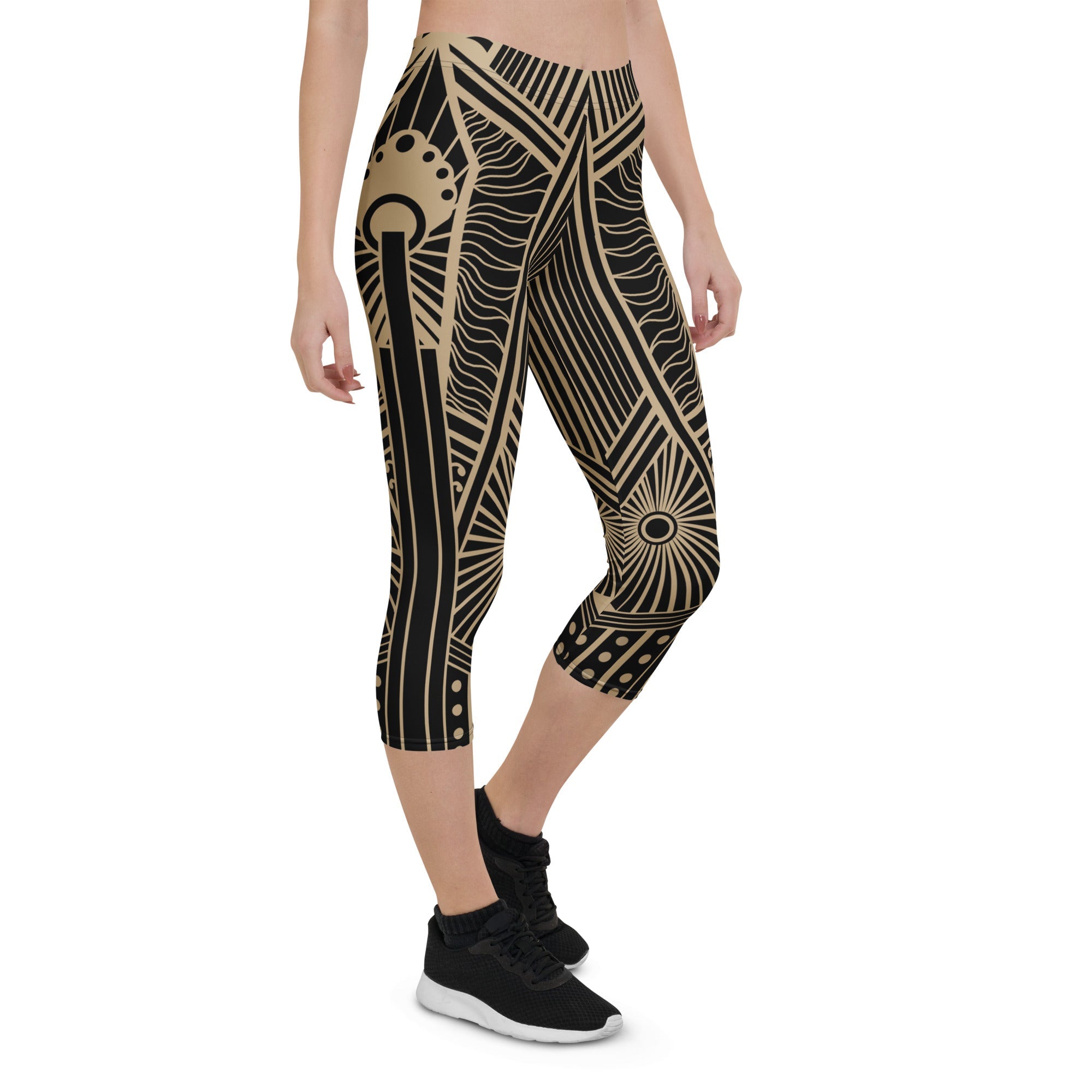 Tribal Geometry Capris