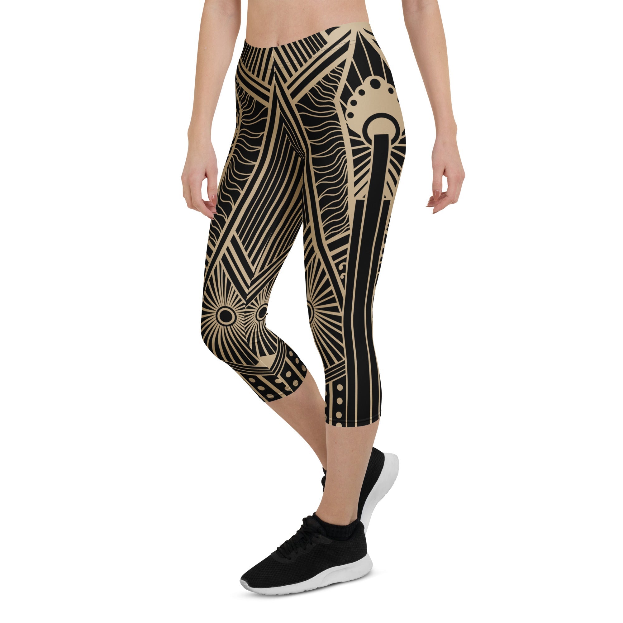 Tribal Geometry Capris