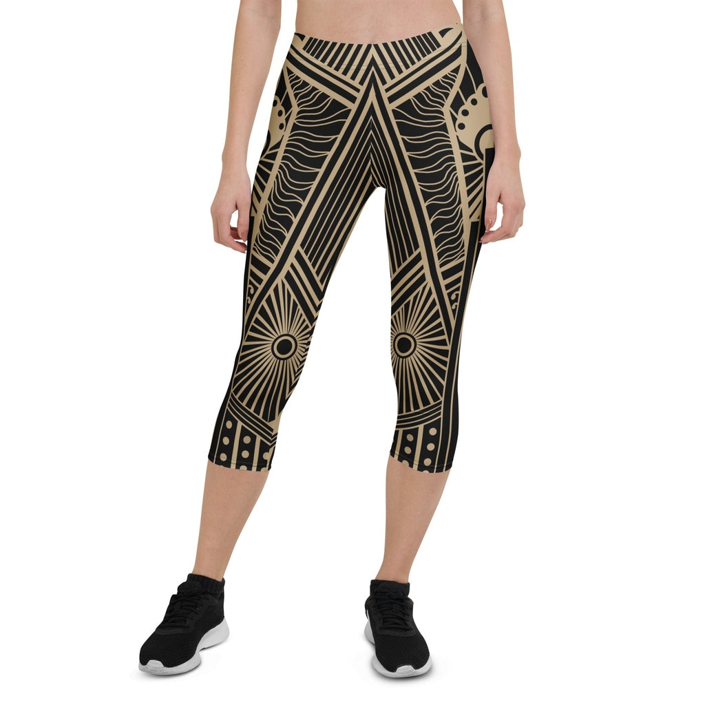 Tribal Geometry Capris