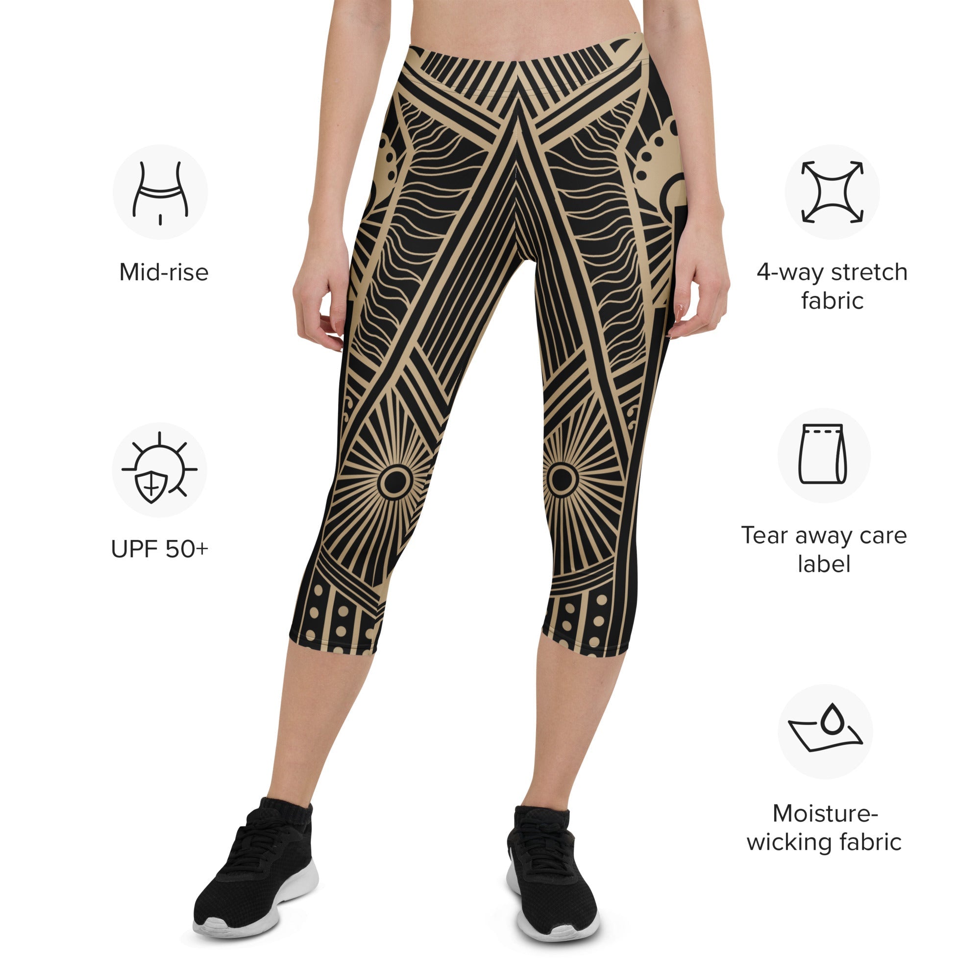 Tribal Geometry Capris