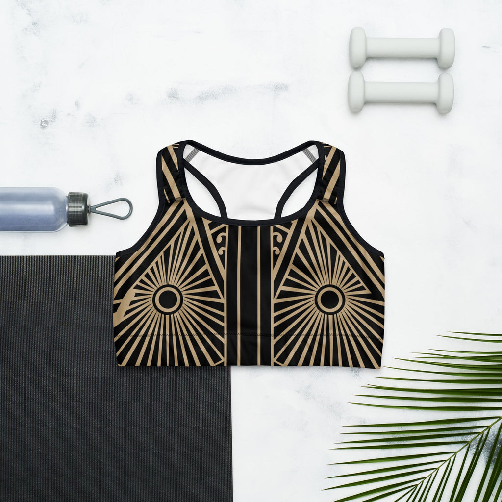 Tribal Geometry Sports bra