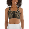 Tribal Geometry Sports bra