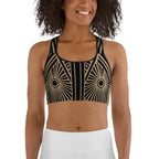 Tribal Geometry Sports bra