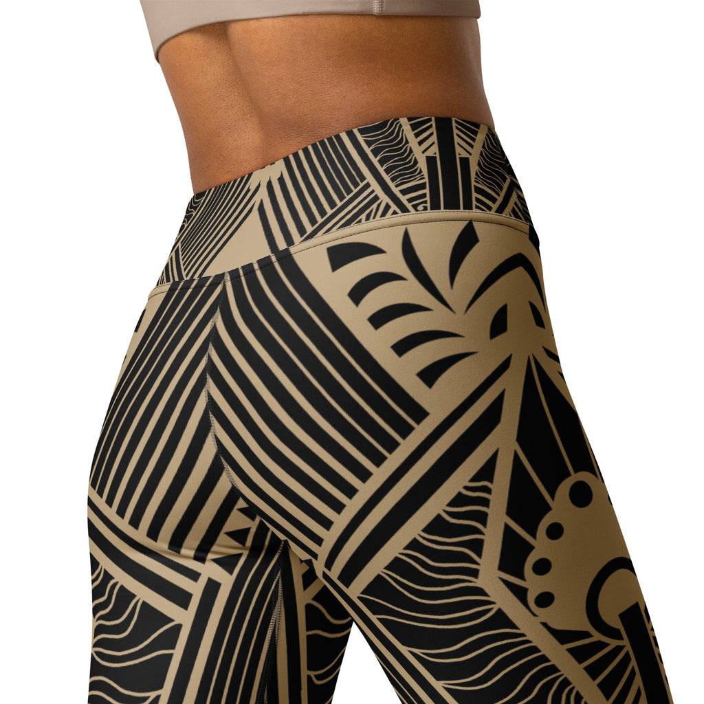 Tribal Geometry Yoga Leggings