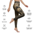 Tribal Geometry Yoga Leggings