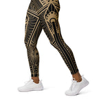 Tribal Geometry Yoga Leggings