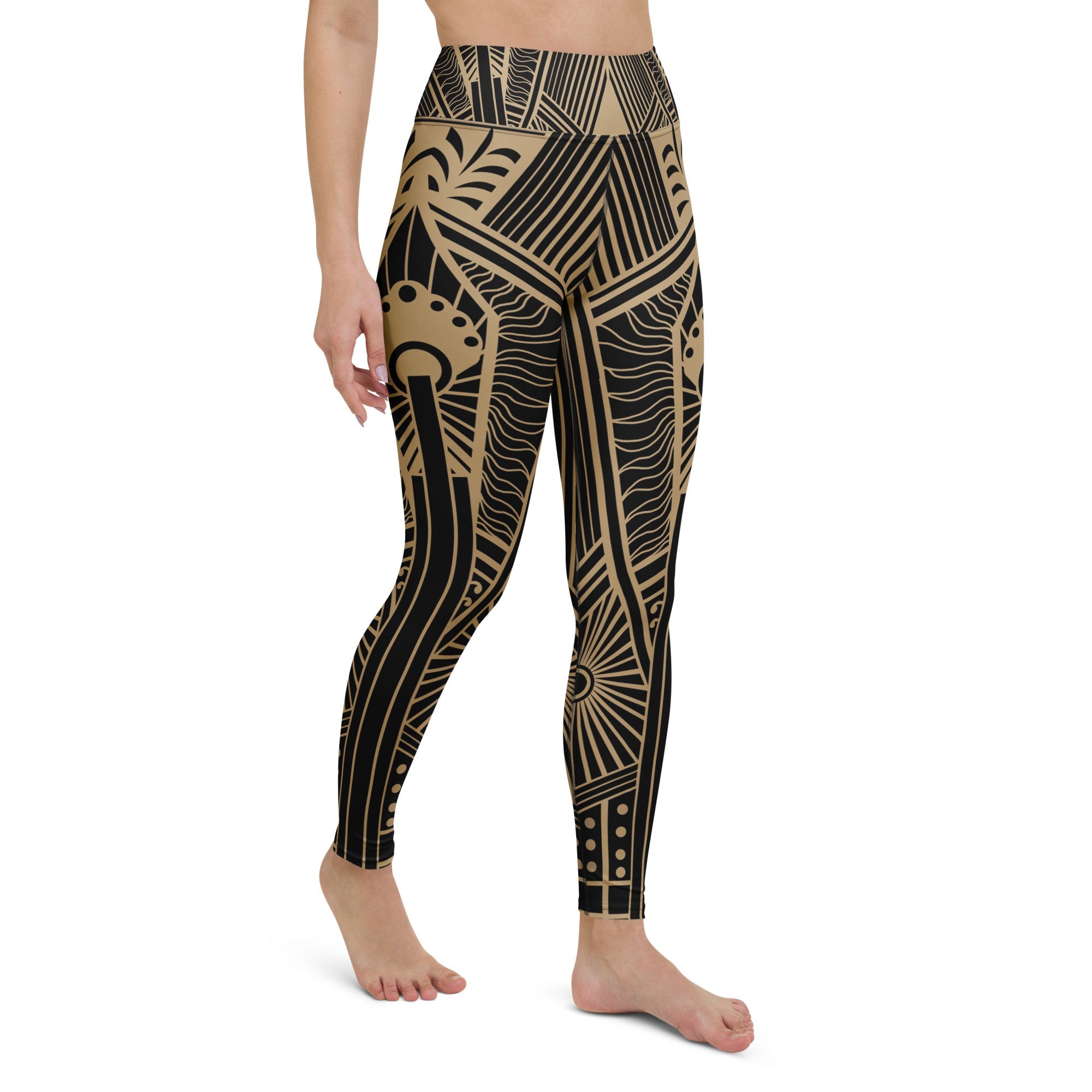 Tribal Geometry Yoga Leggings
