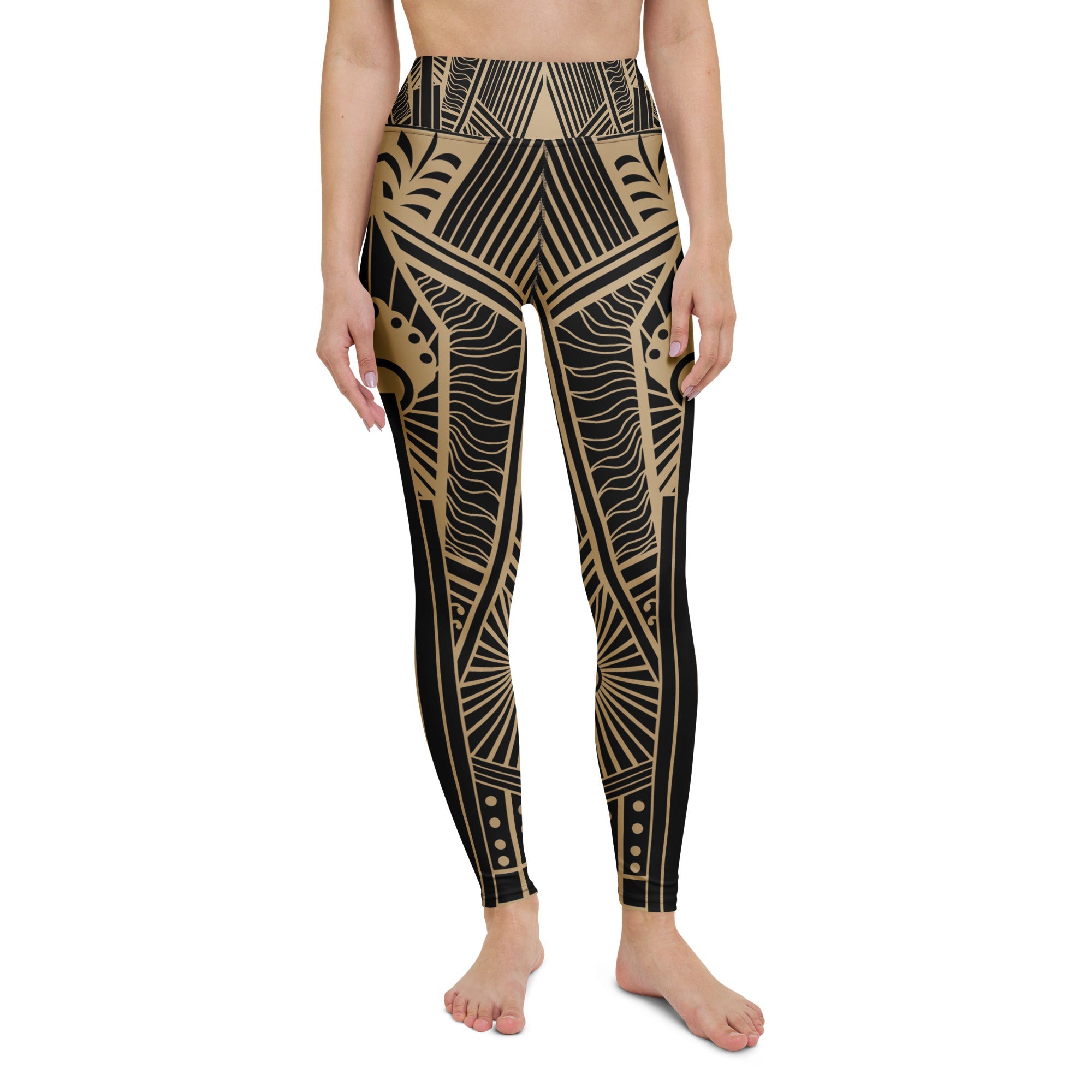 Tribal Geometry Yoga Leggings