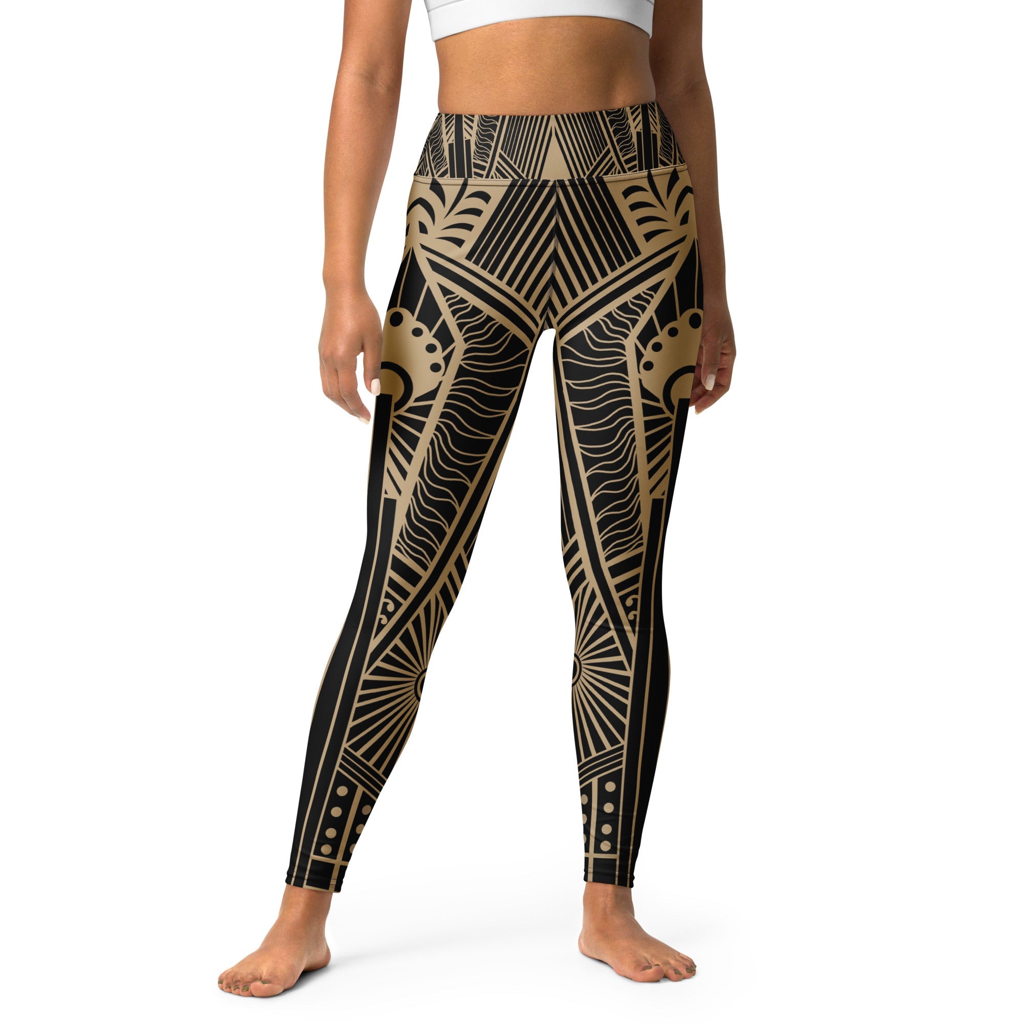Tribal Geometry Yoga Leggings
