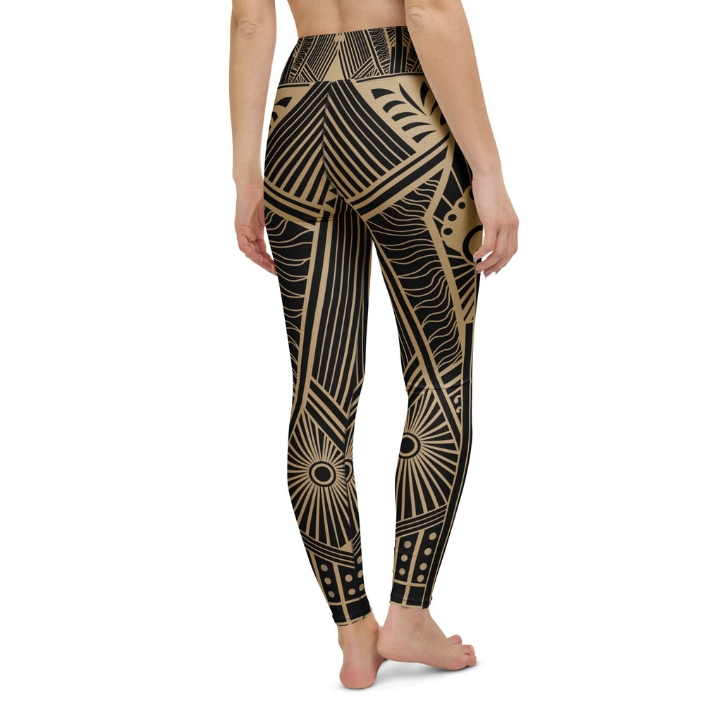 Tribal Geometry Yoga Leggings