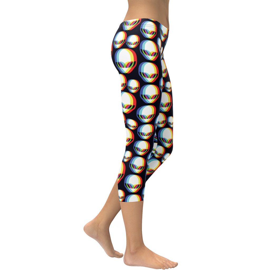 Trippy Alien Capris