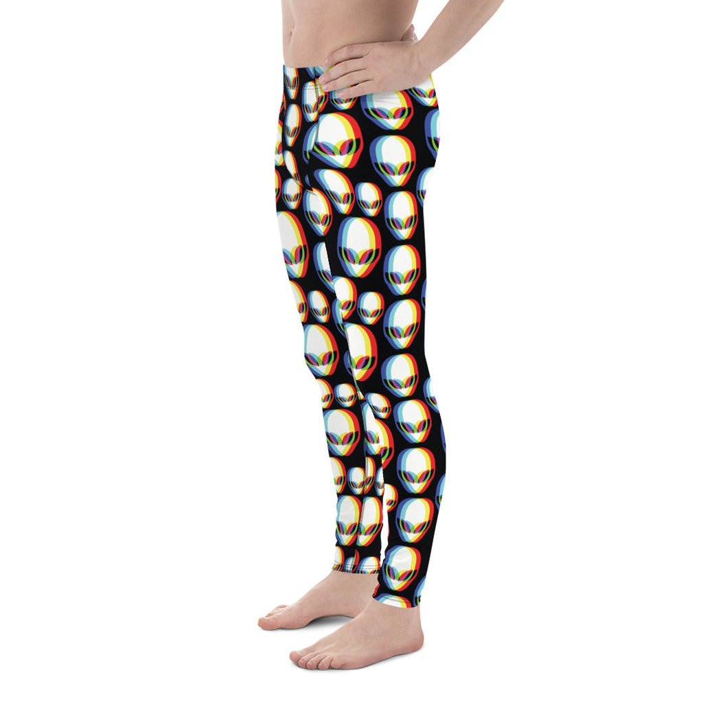 Trippy Alien Men's Leggings