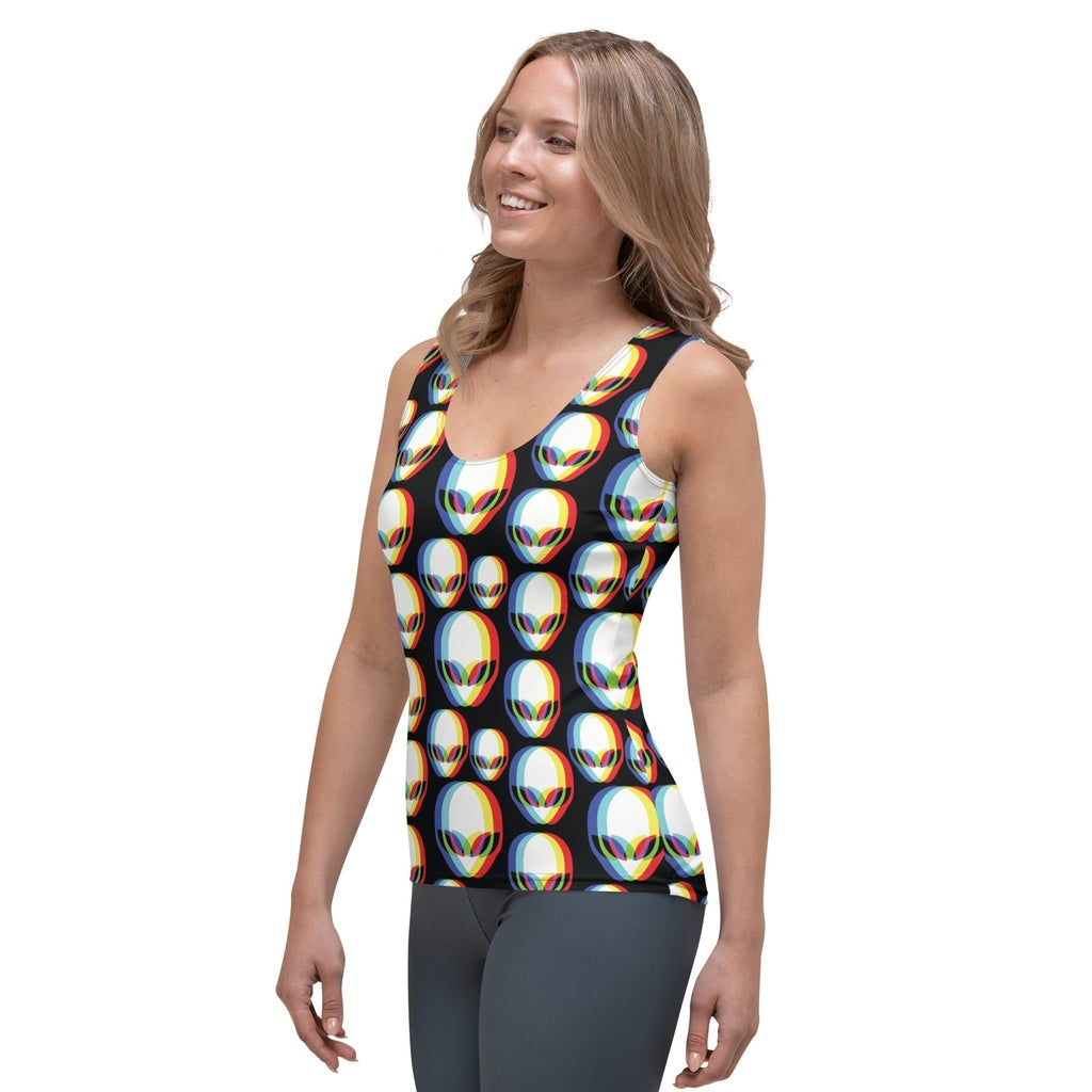 Trippy Alien Tank Top