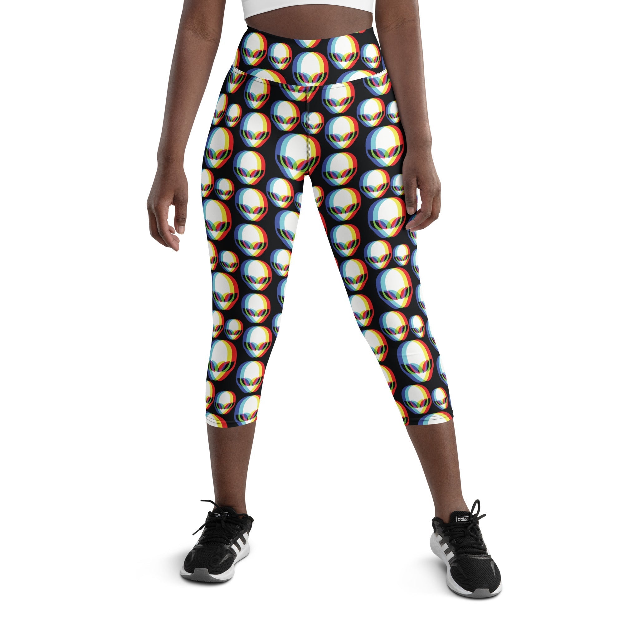 Trippy Alien Yoga Capris