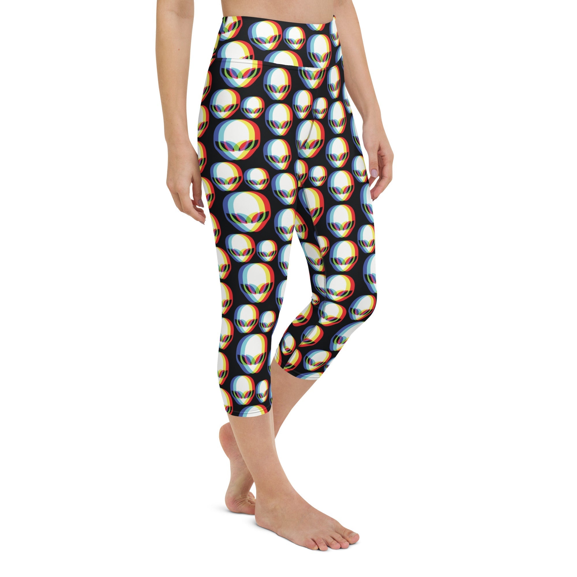 Trippy Alien Yoga Capris