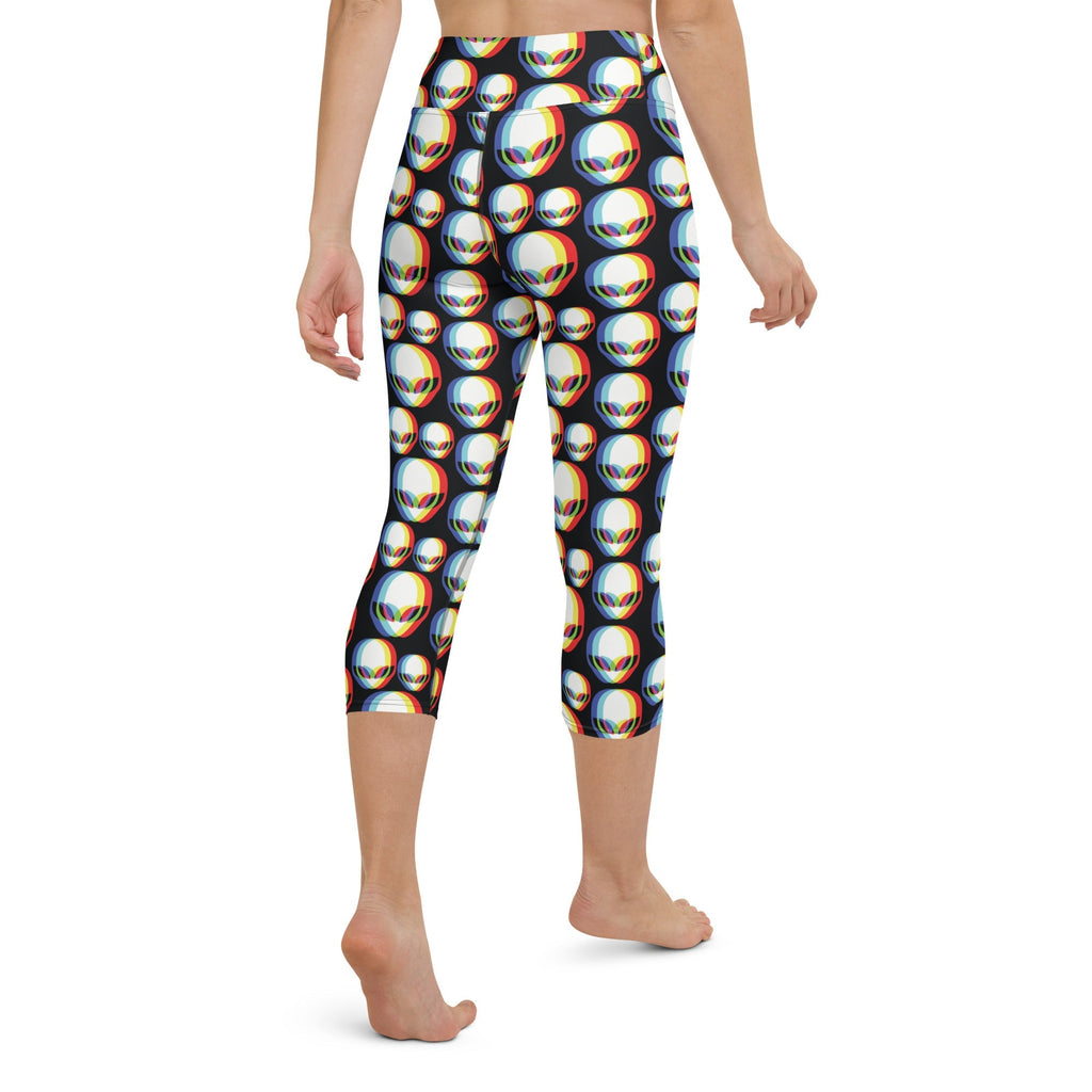 Trippy Alien Yoga Capris