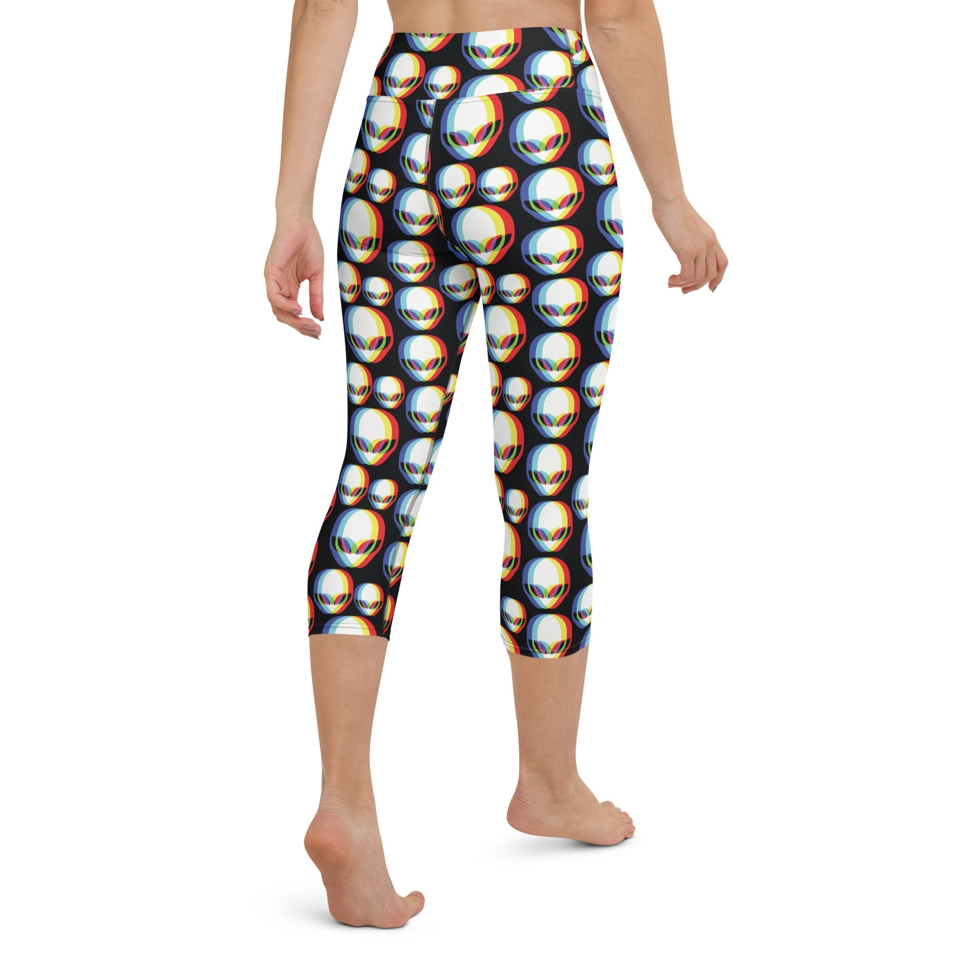 Trippy Alien Yoga Capris