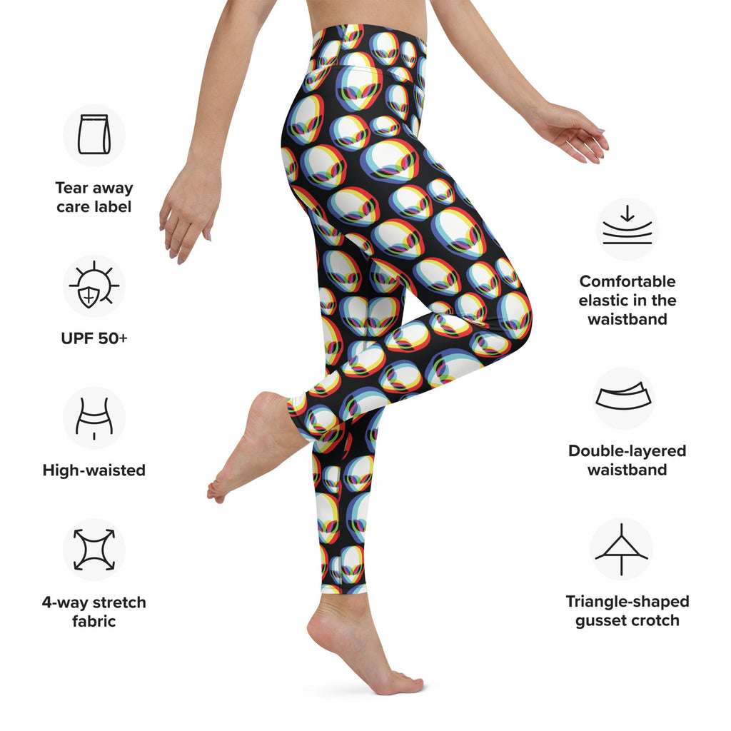 Trippy Alien Yoga Leggings