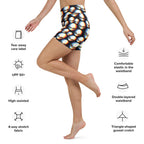 Trippy Alien Yoga Shorts