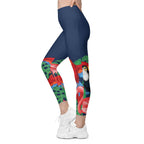 Tropical Birds Leggings With Pockets