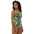 Tropical Green One-Piece Swimsuit